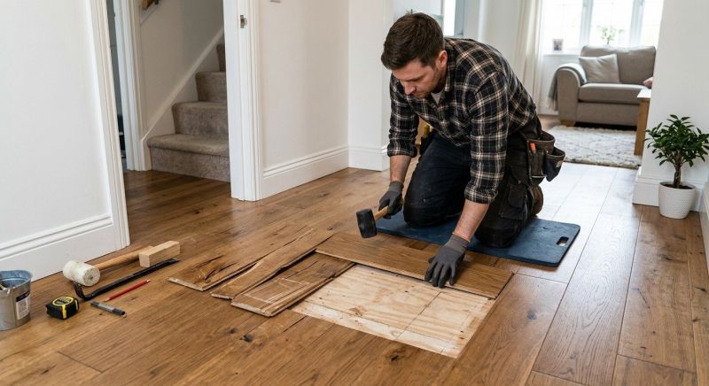 Engineered Floor Repair in Middleboro, MA