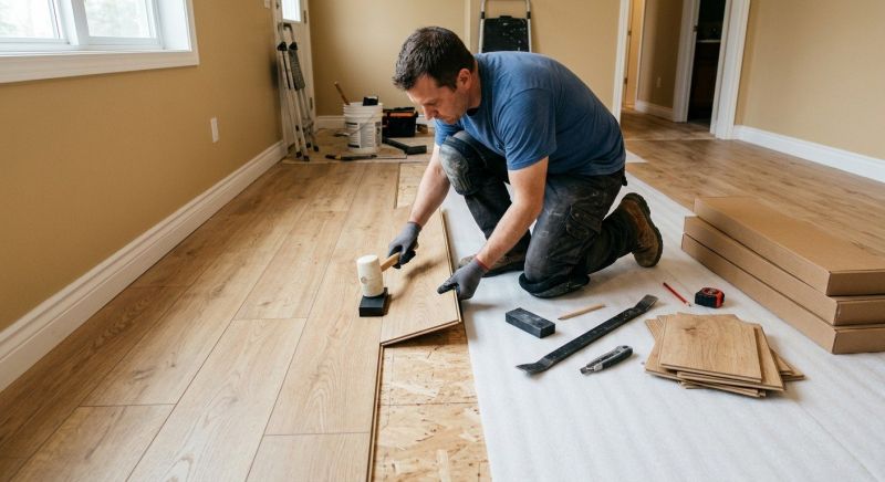 Laminate Floor Installation in Avon, MA