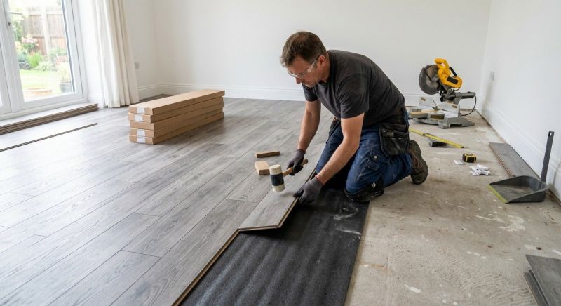 Laminate Floor Installation in West Roxbury, MA