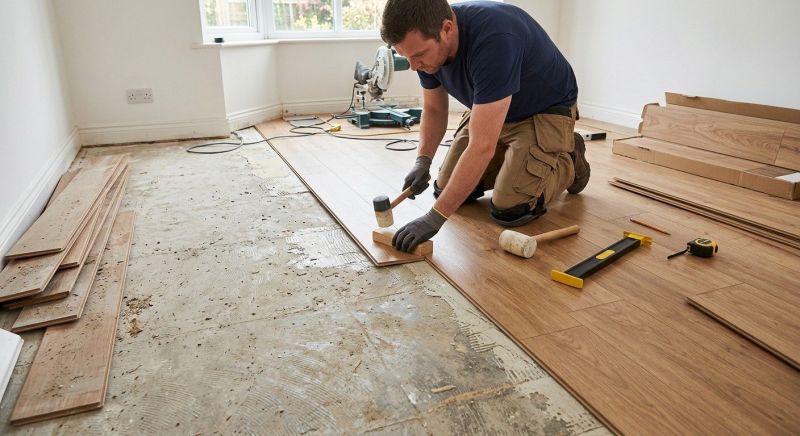Laminate Floor Remodeling in Hanover, MA