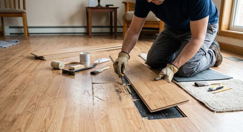 Laminate Floor Repair in Hingham, MA