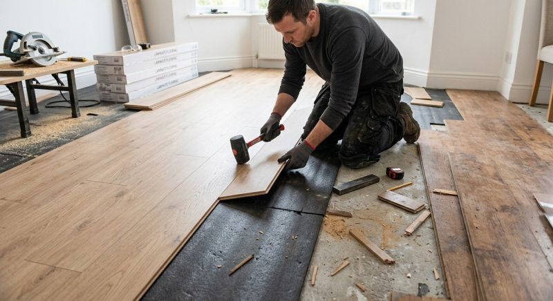 Laminate Floor Replacement in Hanover, MA