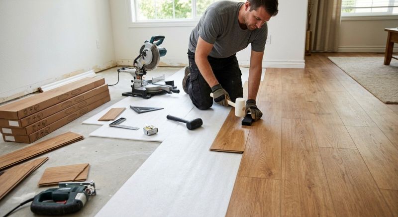 Laminate Floor Replacement in Middlesex County, MA