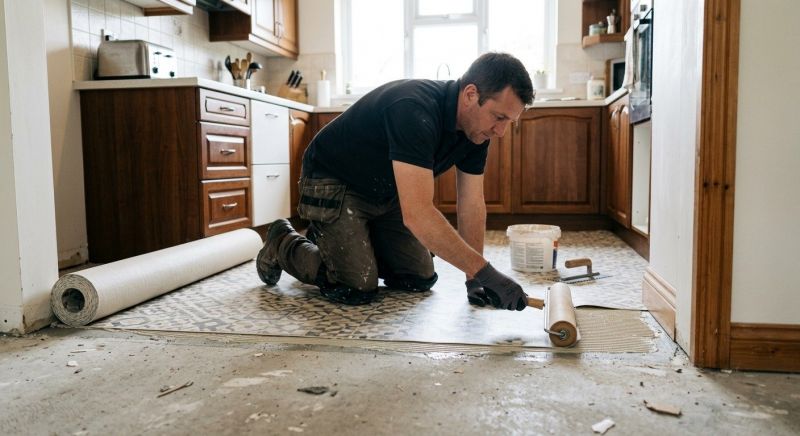 Linoleum Floor Installation in Dedham, MA