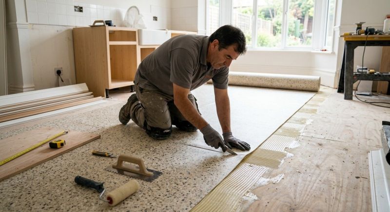 Linoleum Floor Installation in Medford, MA