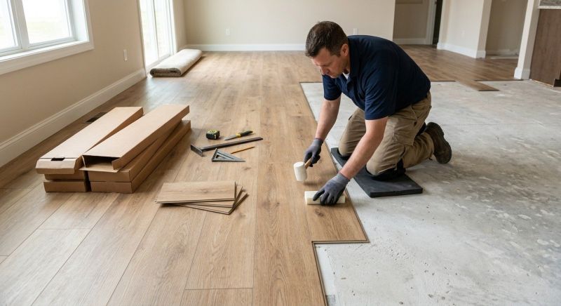 Luxury Vinyl Tile Installation in Berkley, MA