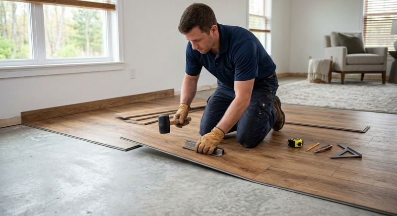Luxury Vinyl Tile Installation in Halifax, MA