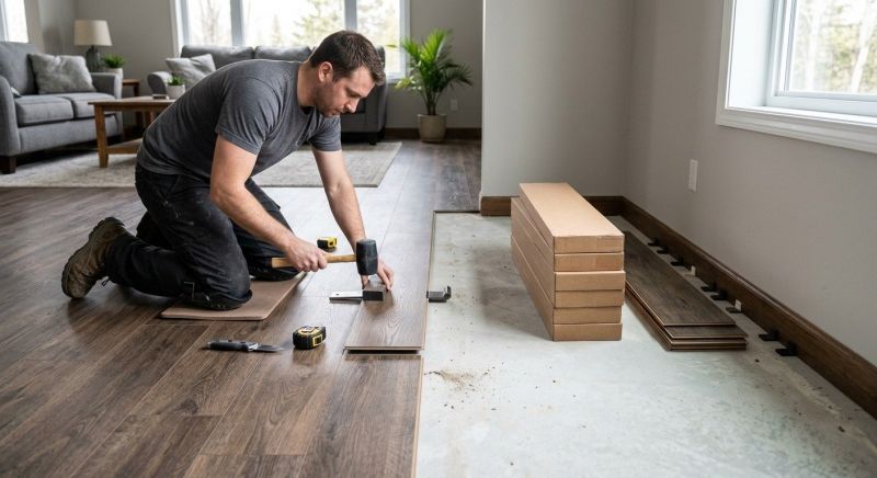 Luxury Vinyl Tile Installation in Raynham, MA