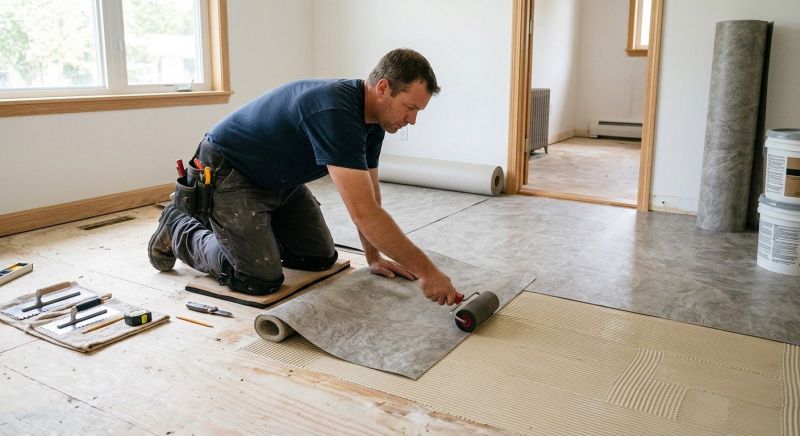 Sheet Flooring Installation in Foxboro, MA