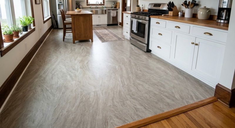 Sheet Linoleum Installation in Quincy, MA