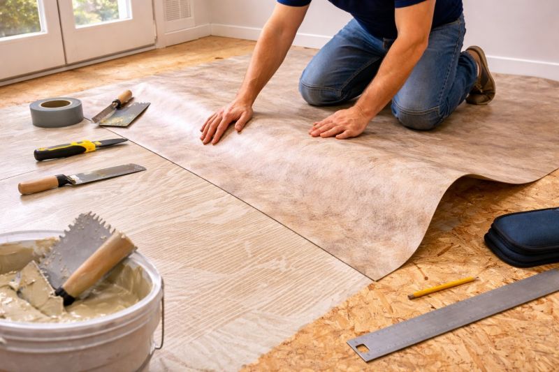 Sheet Vinyl Installation in Everett, MA