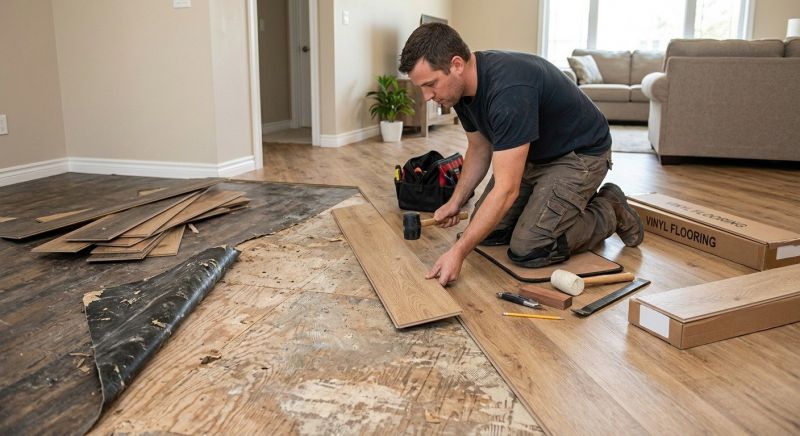 Vinyl Flooring Installation in Dedham, MA