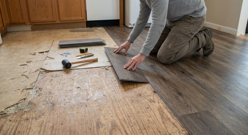 Vinyl Flooring Installation in Hingham, MA