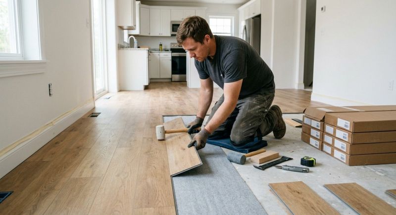 Vinyl Flooring Installation in Mansfield, MA