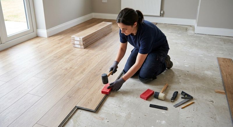 Vinyl Plank Floor Installation in Hanover, MA