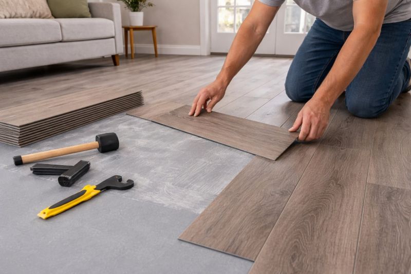 Vinyl Plank Floor Installation in Hanover, MA